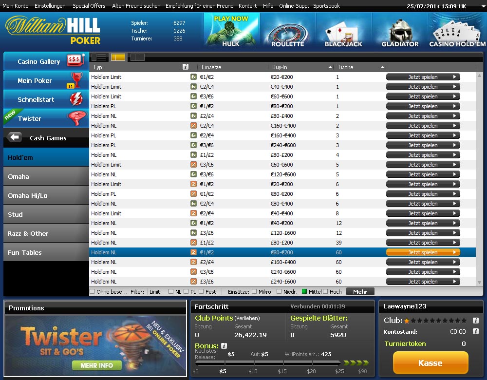 William hill poker strategy freeroll