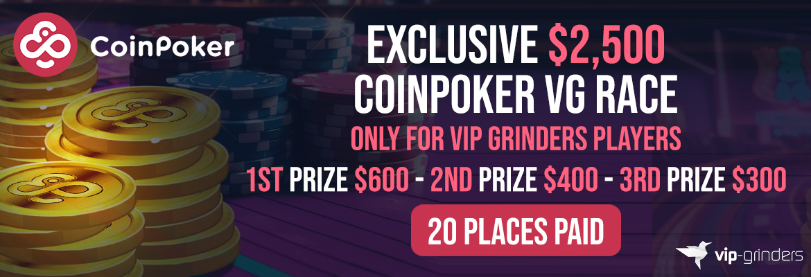 $2,500 CoinPoker VG Race $2,500 CoinPoker VG Race