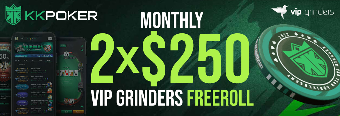 2x $250 KKPoker Freerolls