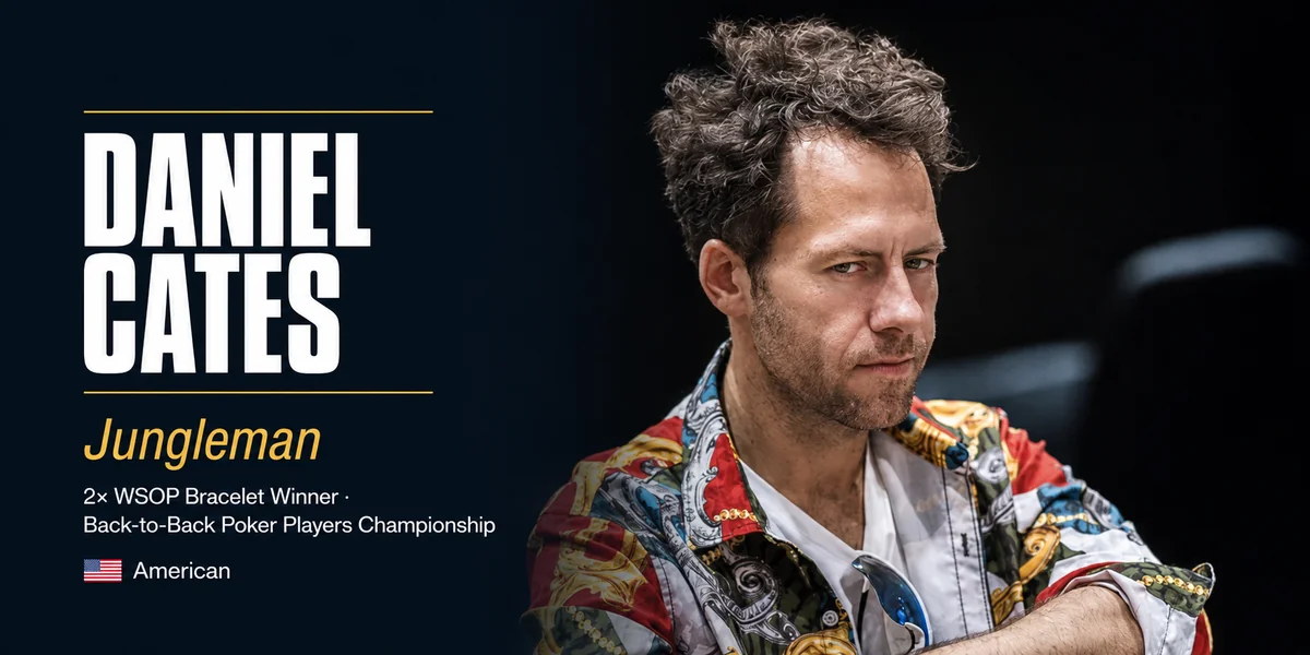 Daniel Jungleman Cates Net Worth and Poker Career Daniel Jungleman Cates, two-time WSOP bracelet winner and back-to-back Poker Players Championship winner