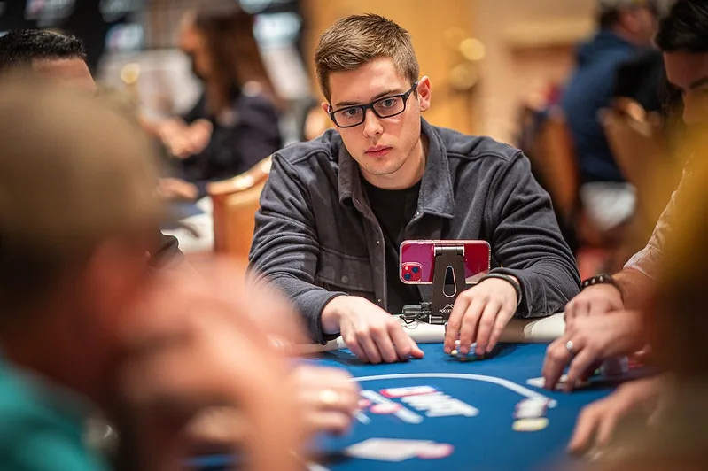 Frankie Cucchiara at a World Poker Tour table