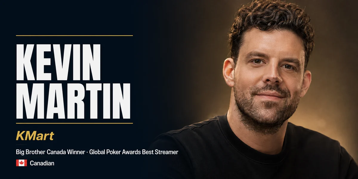 Kevin Martin poker streamer and Big Brother Canada winner