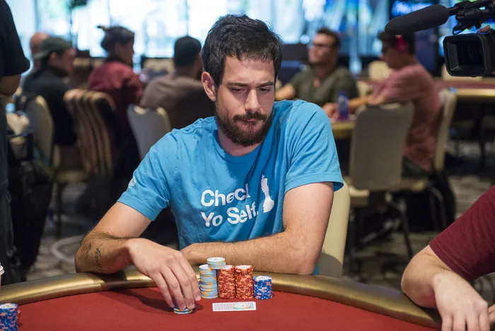 Nick Schulman early tournament career Nick Schulman at the table during a live tournament early in his career
