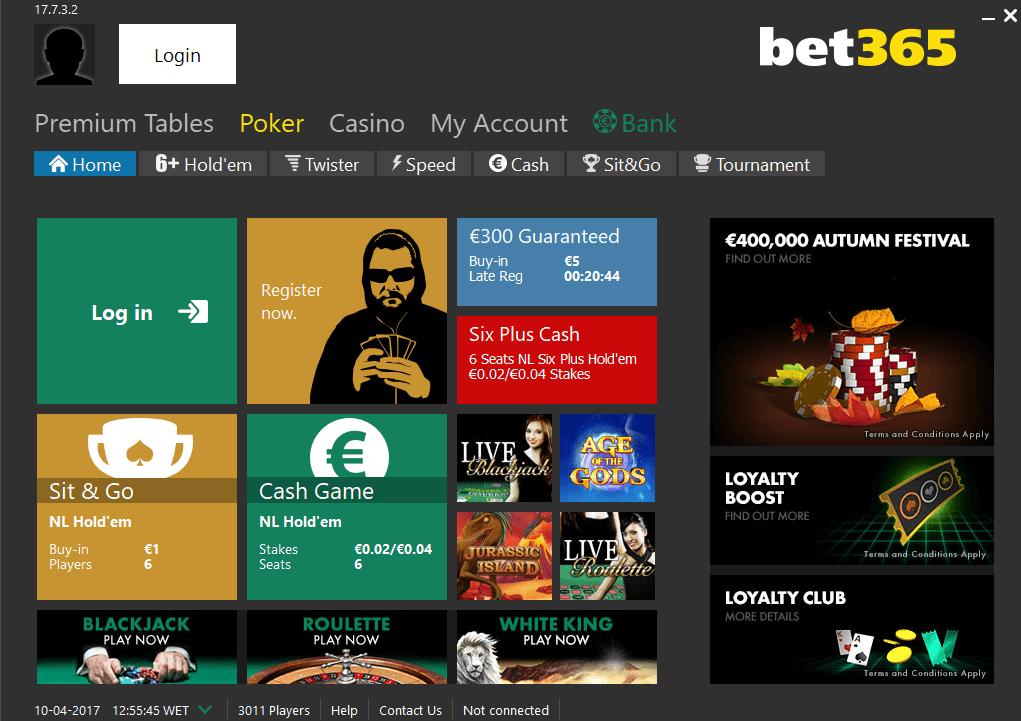 Play bet365 poker online