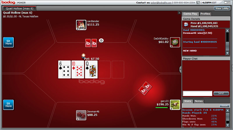 Bovada poker tournament tickets