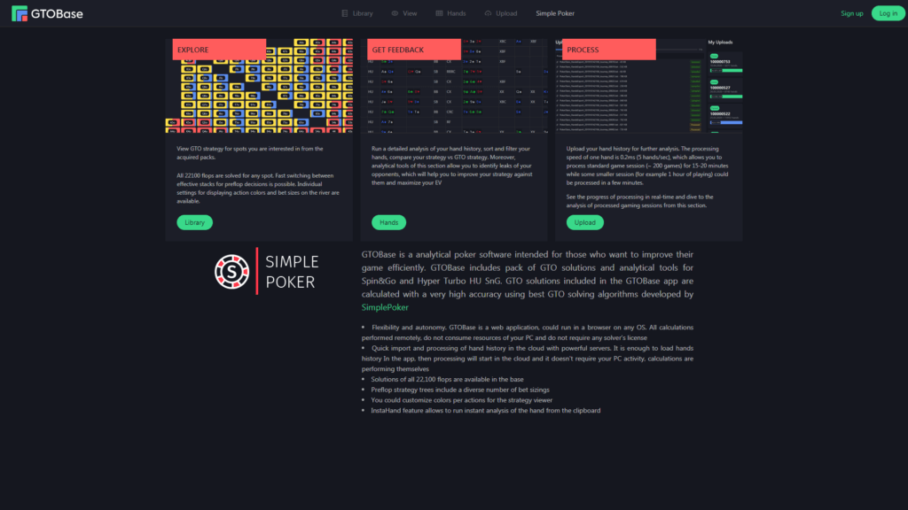 GTOBase Try the Simple Poker GTO Solvers and learn GTO the easy way