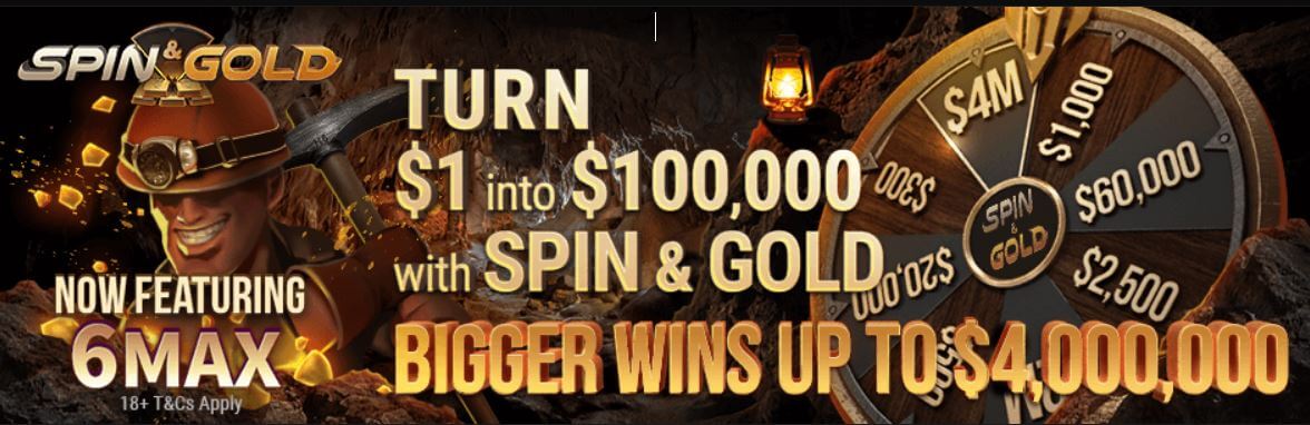 GGNetwork launches 6-max Spin & Gold with an incredible $4,000,000 maximum prize!