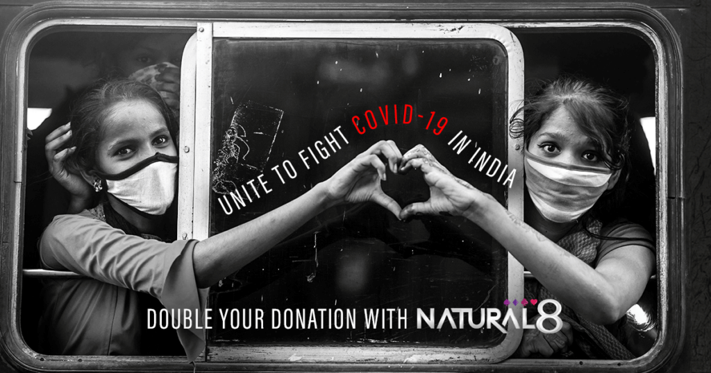 Natural8 To Double All Donations Made In COVID-19 Fundraiser for India