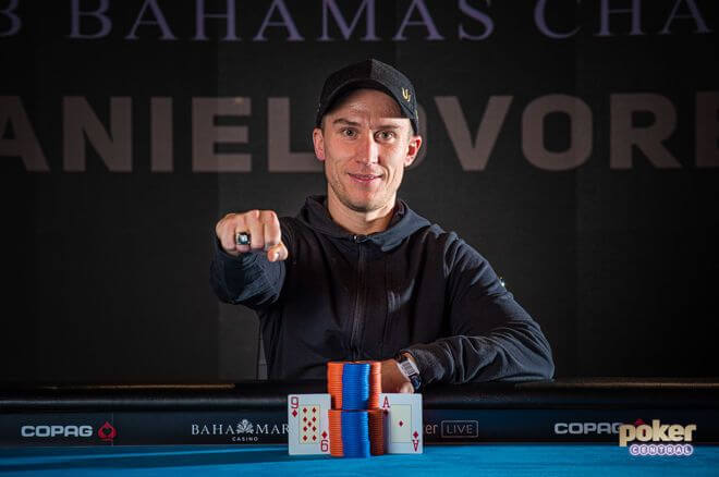 Daniel Dvoress is chipleader at the 2021 partypoker MILLIONS Online