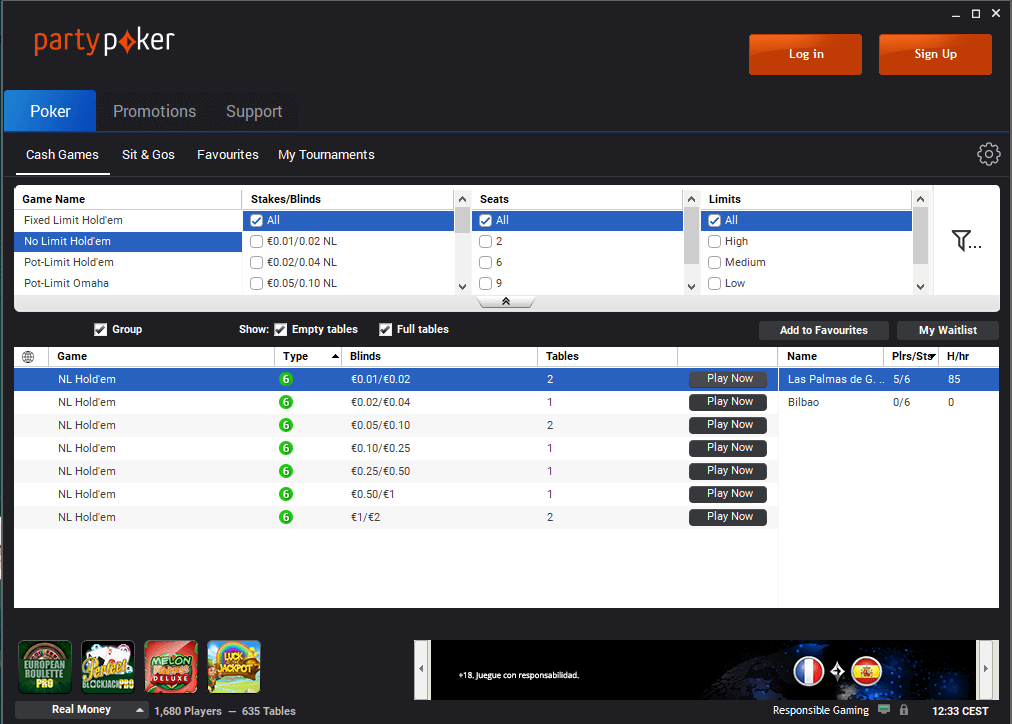 Party poker review us
