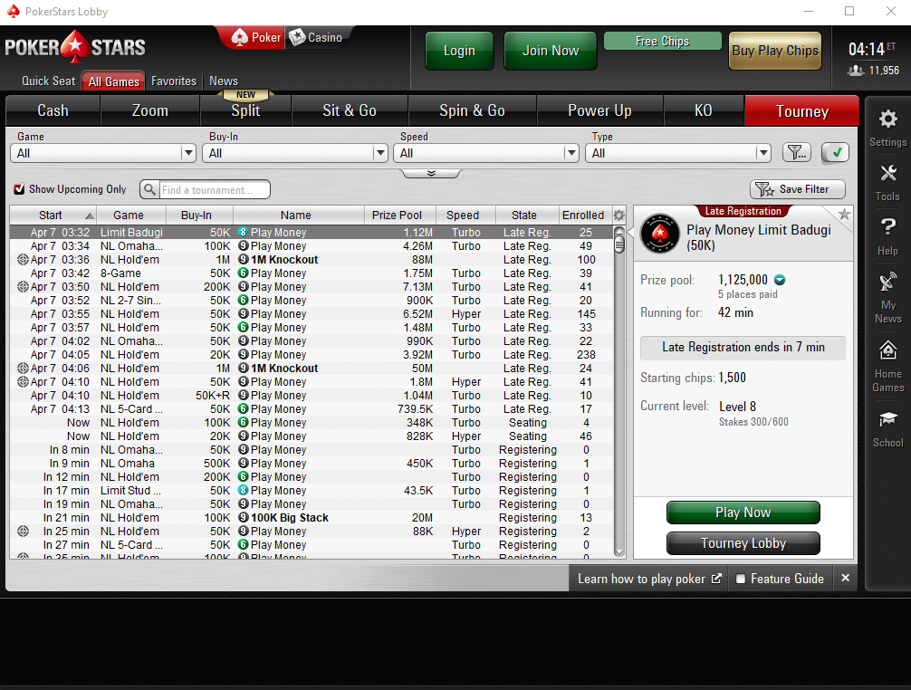 PokerStars-Lobby