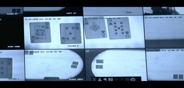 X Ray Poker table used in high stakes poker scandal in New York