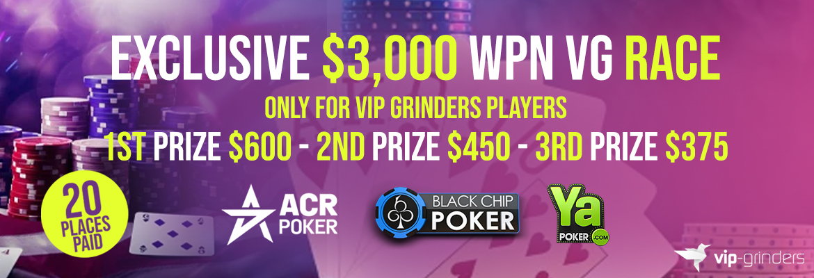 $3,000 WPN VG Race $3,000 WPN VG Race