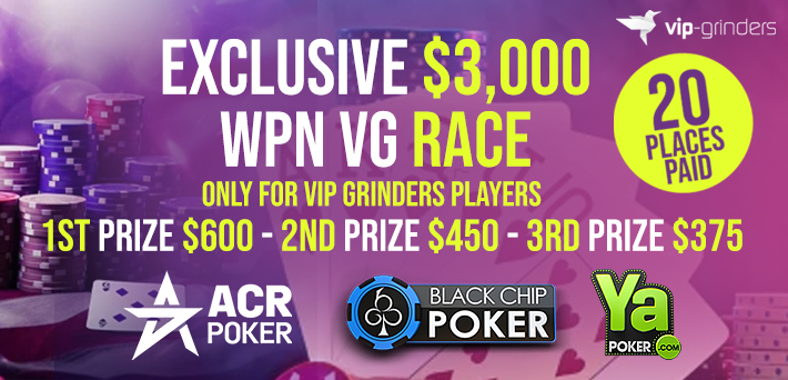 Ya Poker VG Race $3,000