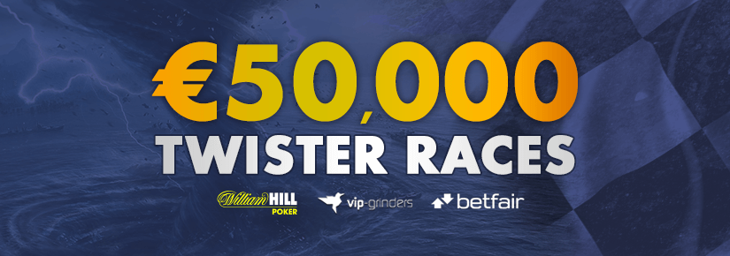 € 50.000 Twister Races por VIP-Grinders afiliados do poker online