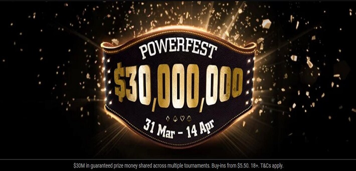 $30,000,000 GTD partypoker Powerfest kicks off on Sunday!