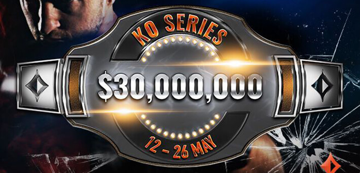 $30M GTD partypoker KO Series 2nd weekend schedule