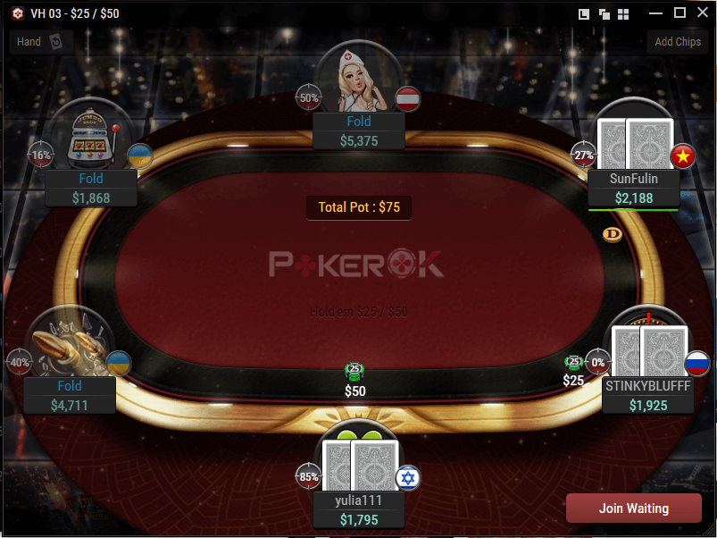 PokerOK Table