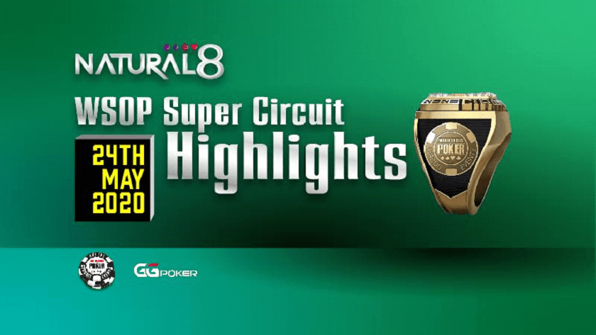 Acara Pembaruan WSOPC 12 +13 - Acara Utama GTD $ 5.000.000 pada hari Minggu 31 Mei