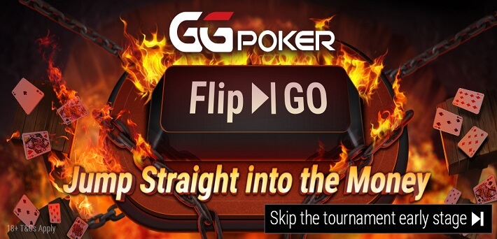 GGPoker lança torneios revolucionários Flip & Go