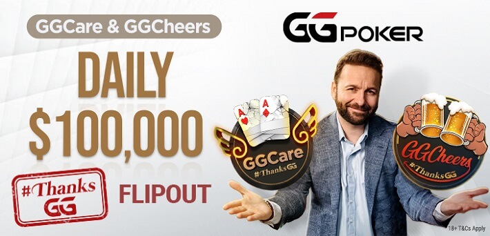 A GGNetwork recompensa jogadores sortudos com ingressos Freeroll de US$ 100.000 através da nova promoção GGCheers