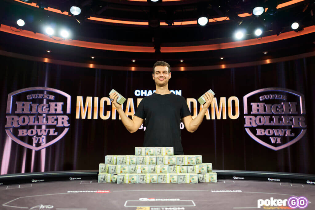 Unstoppable Michael Addamo wins Super High Roller Bowl VI for $3,402,000