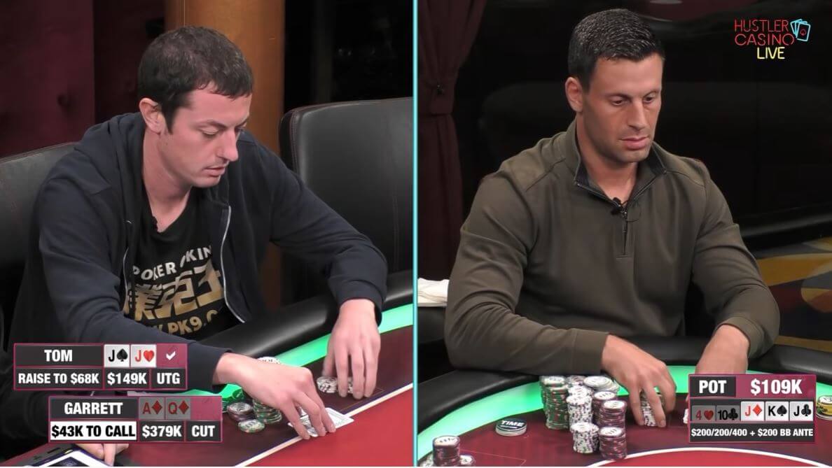Poker Hand of the Week – Tom Dwan Rivers Quads Against Garrett Adelstein