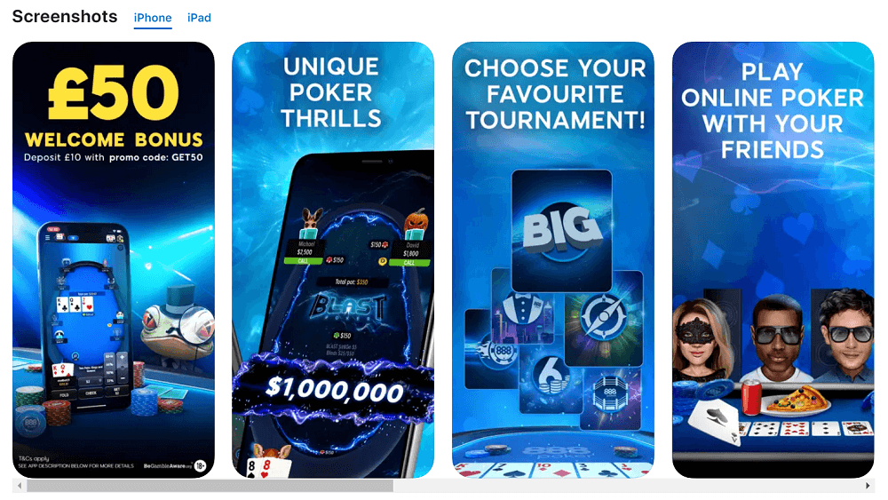 888poker iOS App