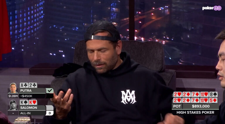 High Stakes Poker - Rick Salomon Loses $1,158,000 Within One Episode!