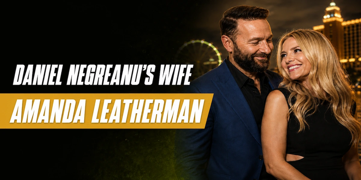 Daniel Negreanu and his wife Amanda Leatherman together in Las Vegas