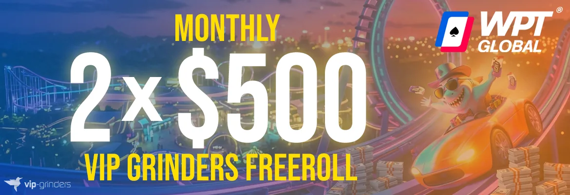2x $500 WPT Global Freerolls