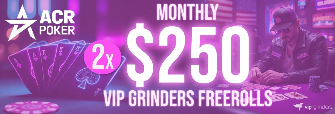 $250 ACR Poker Freerolls