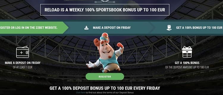 22bet login