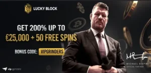 Lucky Block Casino Bonus Code 2026: 200% up to $25,000 + 50 Free Spins
