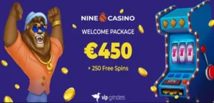 Nine Casino Promo Code 2026 – €450 in Bonus + 250 Free Spins