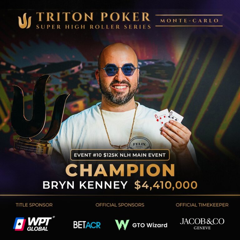 Bryn Kenney Tops $70million with Triton Main Event victory