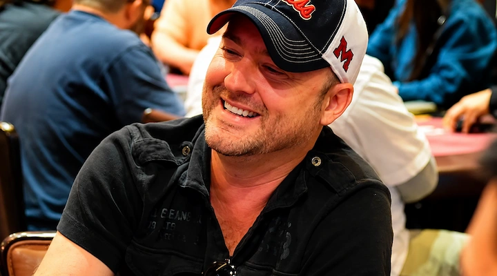 Mike Postle Stones Gambling Hall Mike Postle at a poker table, accused of cheating at Stones Gambling Hall between 2018 and 2019