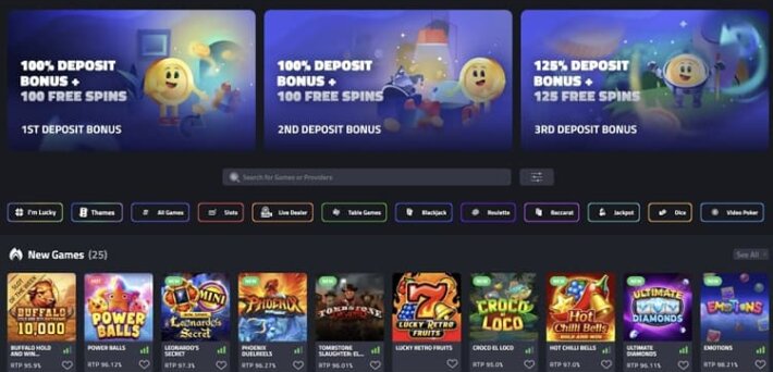 mbit Casino Website