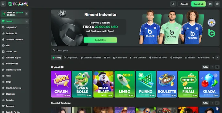 BC.Game casinò senza documenti BC.Game casinò senza documenti
