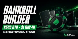 VIP-Grinders Adds $1,000 a Month in $1 Tournaments at BCPoker