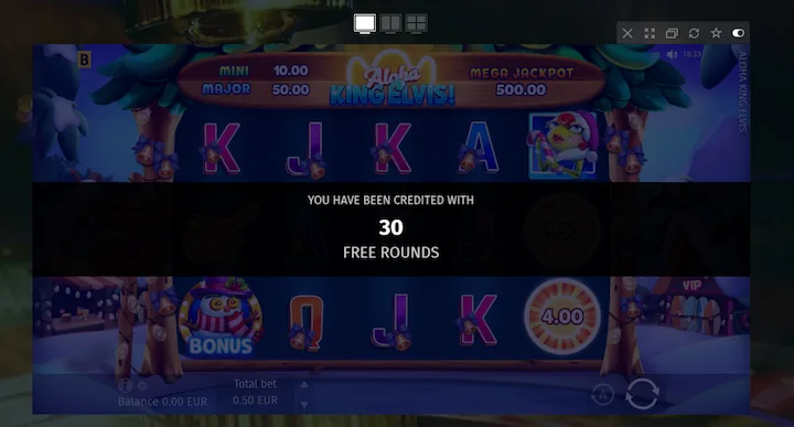 BetLabel – 30 gratis spins utan insättning på Aloha King Elvis efter registrering