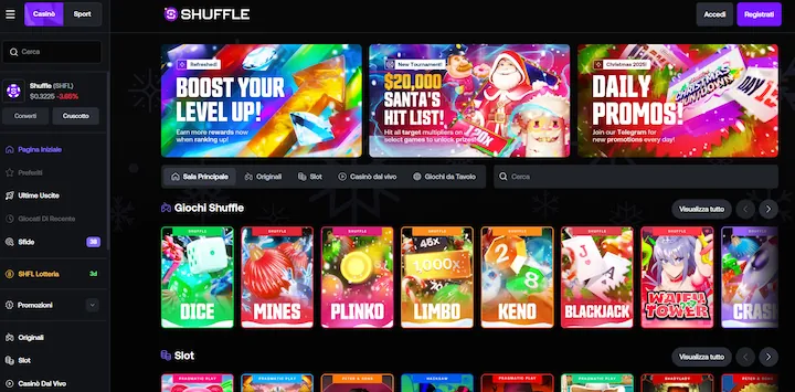 Shuffle casinò senza documenti Shuffle casinò senza documenti