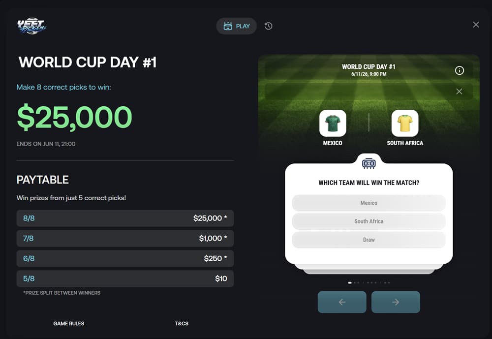 YEET World Cup Promotion YEET World Cup Promotion