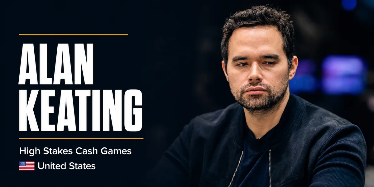 Alan Keating poker player featured image – high stakes cash game specialist from the United States