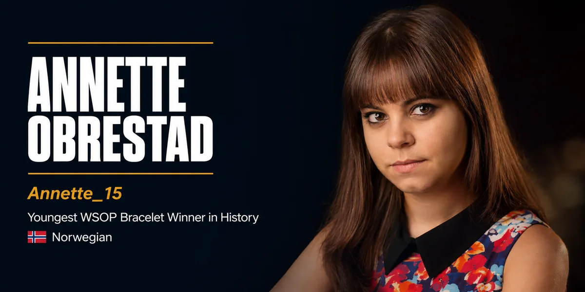 Annette Obrestad Net Worth and Career Earnings Annette Obrestad, youngest WSOP bracelet winner in history