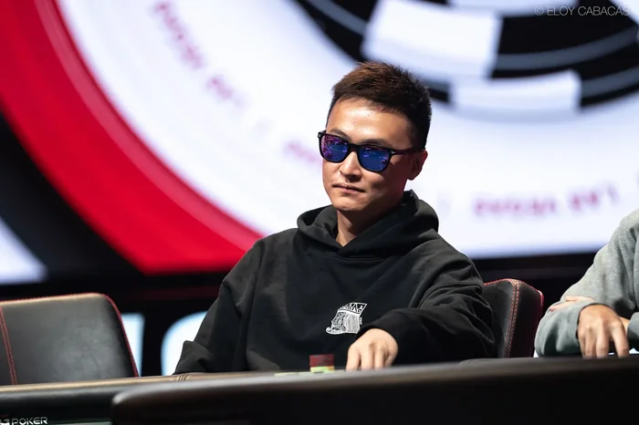 Biao Ding WSOP 2026 $25K High Roller final table Biao Ding at the WSOP 2026 $25,000 High Roller final table