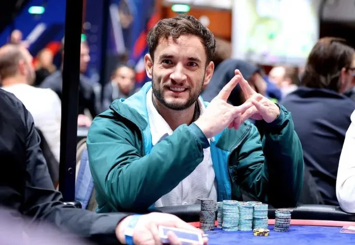 Birger Larsen Disqualified WSOPE PLO Championship Prague 2026 Birger Larsen at the poker table before his disqualification from the WSOPE PLO Championship in Prague