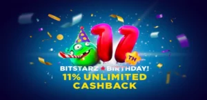 BitStarz Turns 11: Celebrate with 11% Unlimited Cashback on Originals!