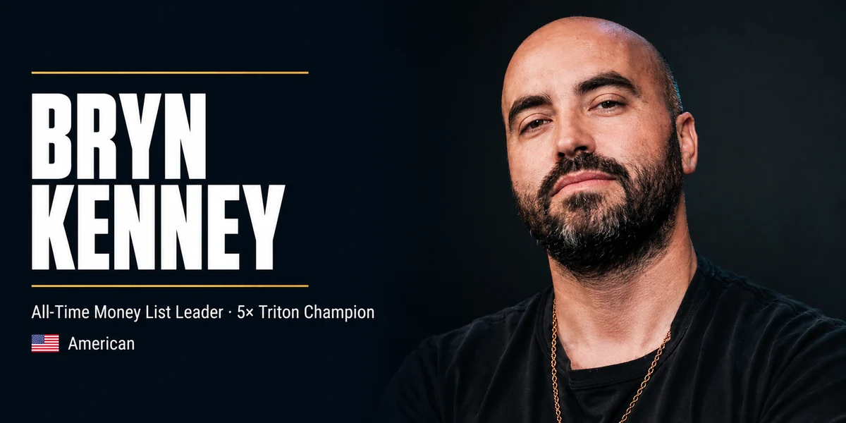 Bryn Kenney, poker's all-time money list leader and five-time Triton champion