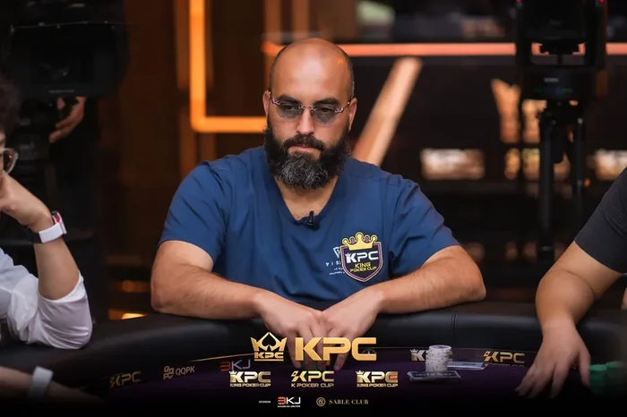 Bryn Kenney at the King's Poker Cup final table in Jeju
